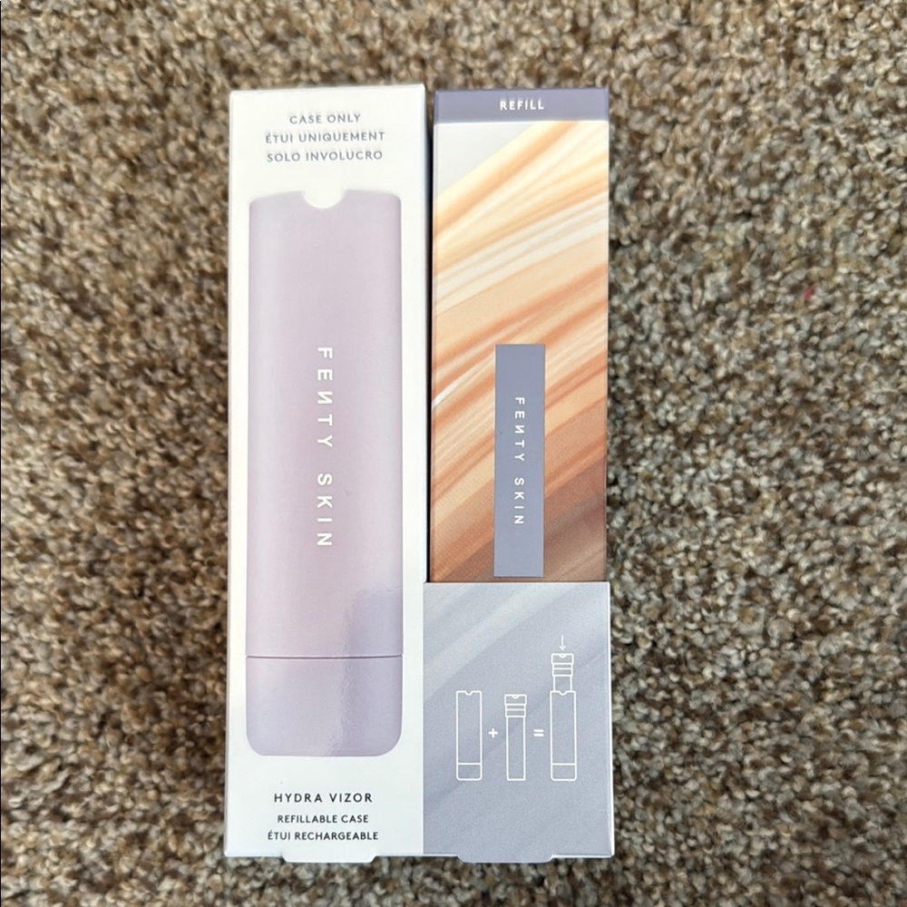 BRAND NEW - Fenty Beauty Hydra Vizor Refillable Case & Hydra Huez Shade 4